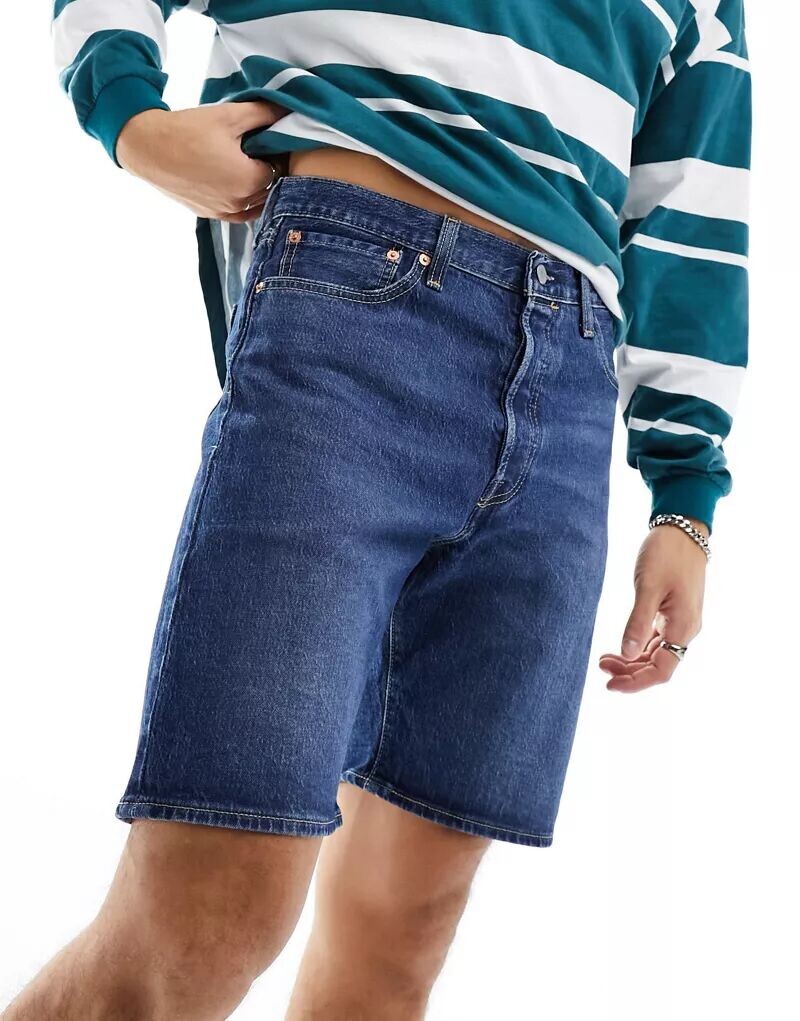 

Синие джинсовые шорты Levi's 501 Original