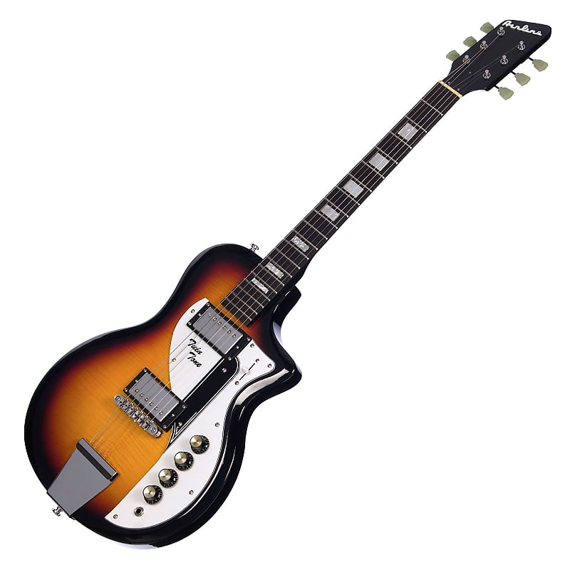 Электрогитара Airline Twin Tone The Duke Signature Flamed Top Basswood Body Bolt-on Neck 6-String Electric Guitar warner music the replacements the twin tone years 4lp