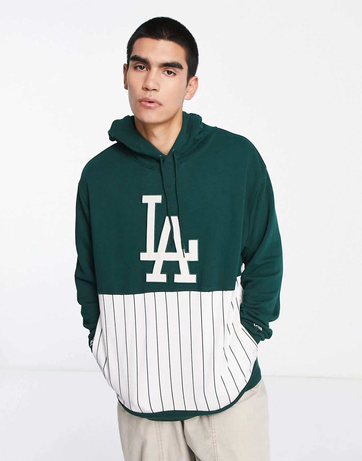

Зеленая худи в тонкую полоску New Era LA Dodgers эксклюзивно для ASOS, Зеленый