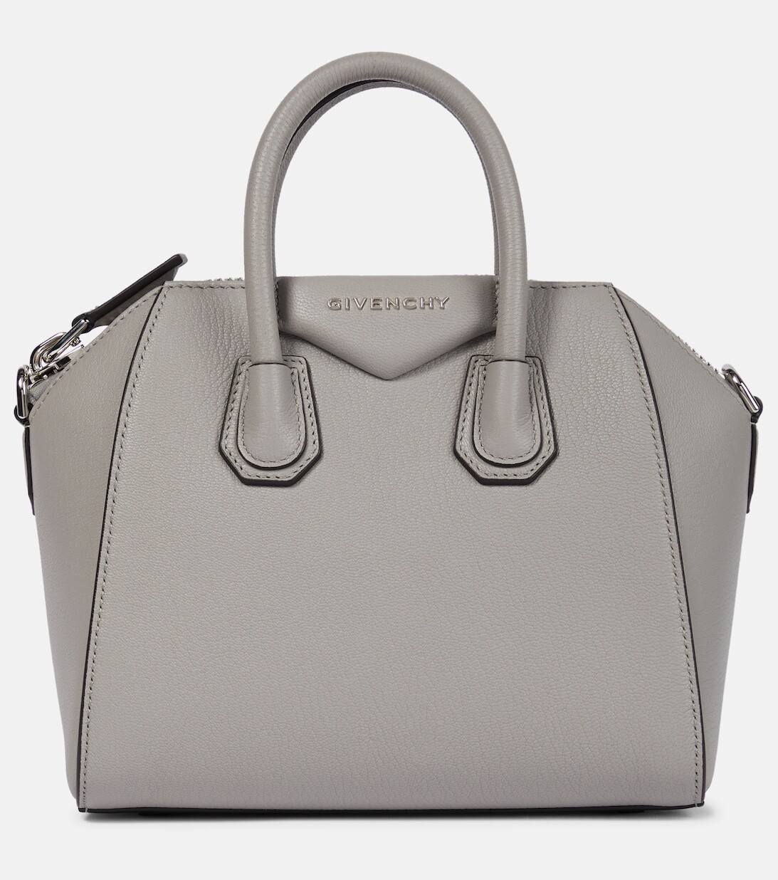 

Сумка-тоут Antigona Mini из кожи Givenchy, серый