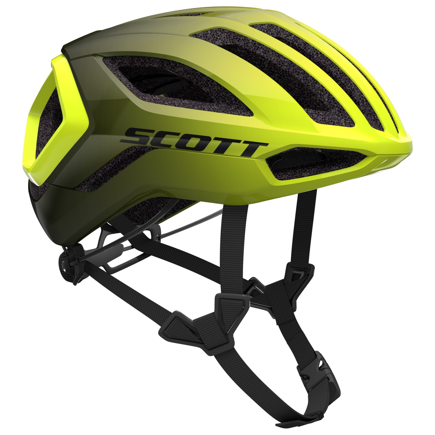 Велосипедный шлем Scott Helmet Centric Plus (CE), цвет Radium Yellow RC
