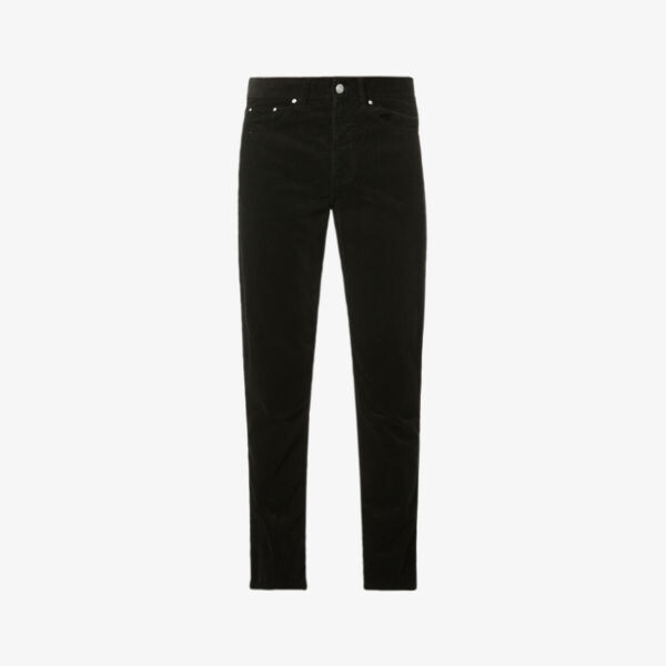 

Вельветовые брюки Newel средней посадки Carhartt Wip, черный