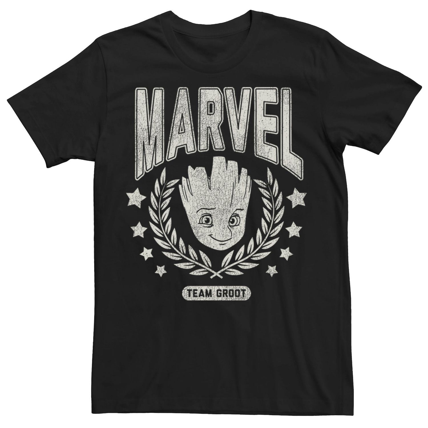 Мужская университетская футболка Marvel Guardian Of The Galaxy Marvel Team Groot Licensed Character кружка детская priority marvel groot крс 1168 320 мл