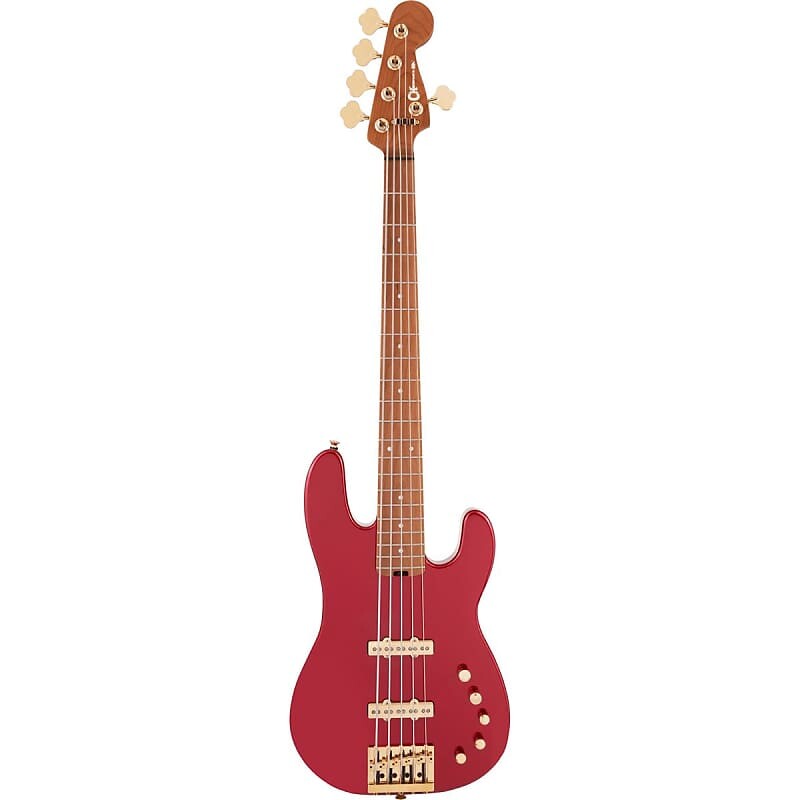 

Басс гитара Charvel Pro-Mod San Dimas Bass JJ V 5-String Electric Guitar, Caramelized Maple Fingerboard, Candy Apple Red Metallic