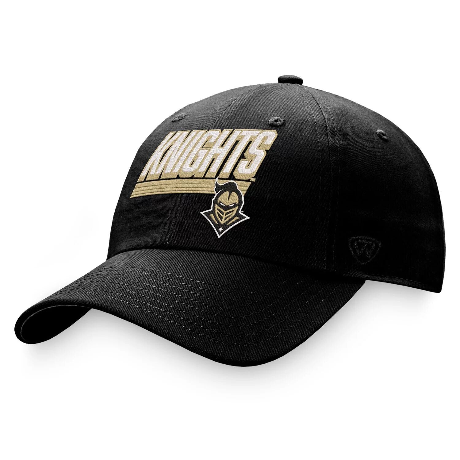 

Мужская регулируемая шляпа Top of the World черная UCF Knights Slice