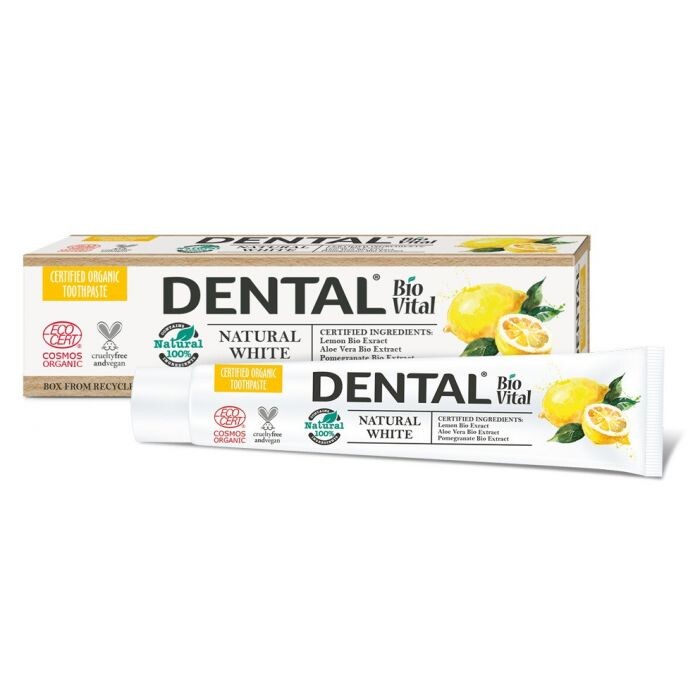 

Зубная паста Pasta de Dientes Natural White Bio Vital, 75 ml