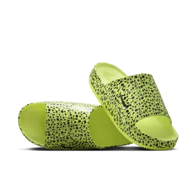 

Шлепанцы Nike Calm Electric, цвет Volt/Volt/Dark Obsidian