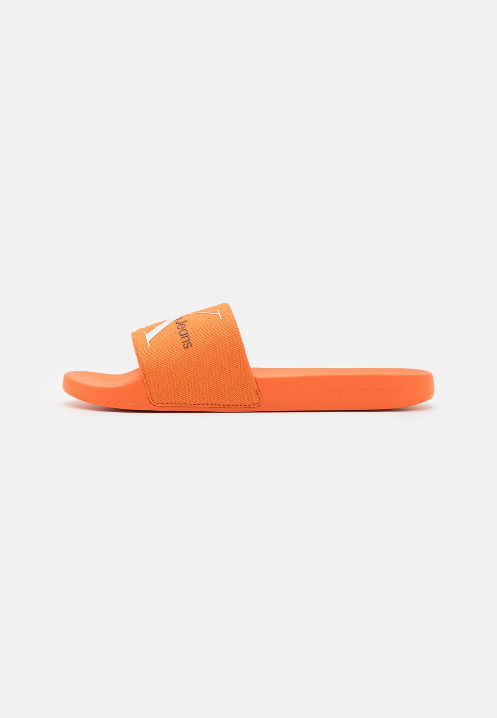 Туфли-мюли на плоской подошве SLIDE MONOGRAM Calvin Klein Jeans, цвет vibrant orange/bright white кроссовки fila fantom 6 цвет castlerock vibrant orange white