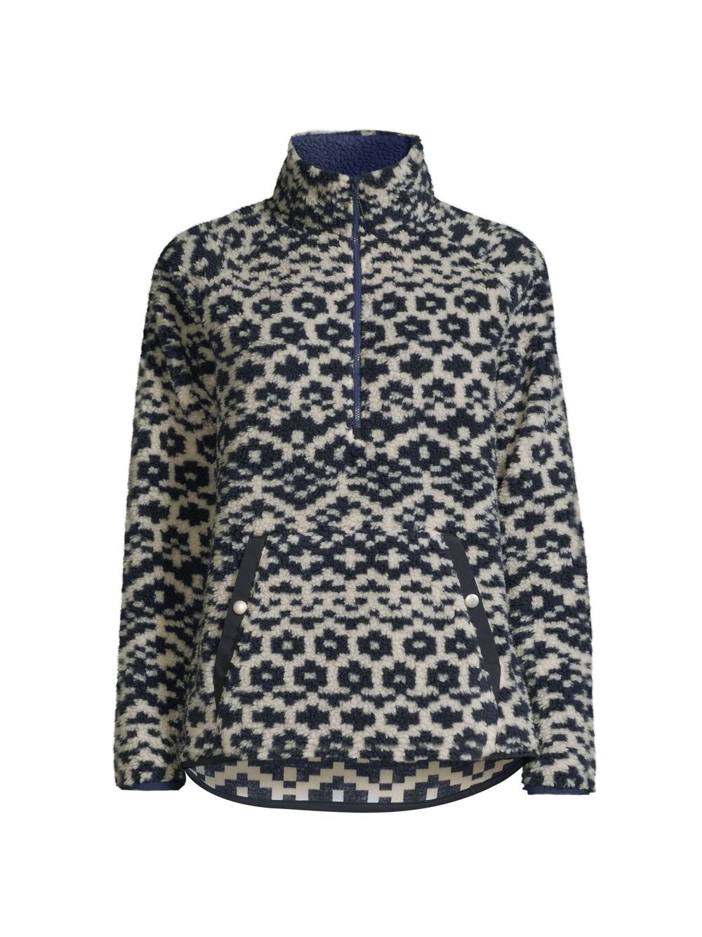 

Куртка Sherpa Fair Isle с молнией на четверть Vineyard Vines, разноцветный