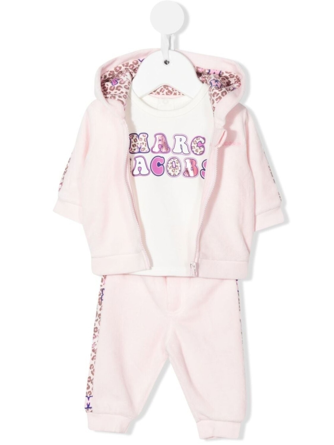 

Marc Jacobs Kids спортивный костюм с логотипом, розовый