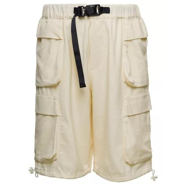 

Шорты beige cargo shorts with buckle fastening in stretc Bonsai, мультиколор