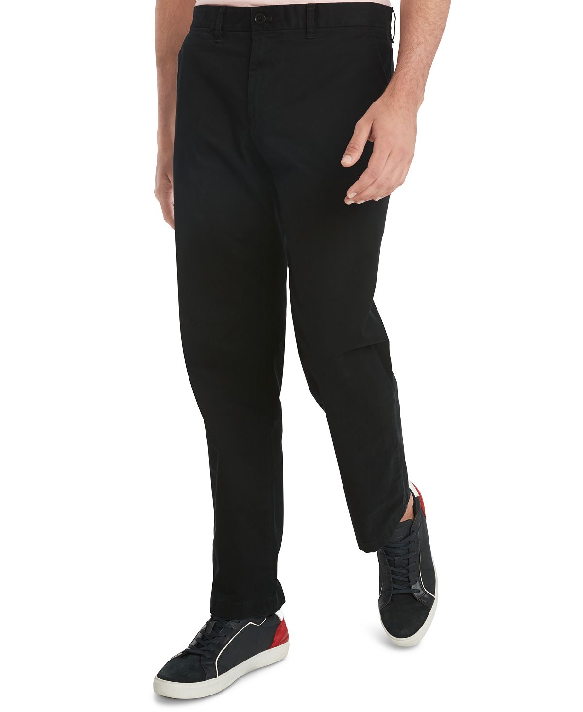 Мужские брюки чинос стандартного кроя TH Flex Stretch Tommy Hilfiger брюки чинос tommy hilfiger размер 42 бежевый