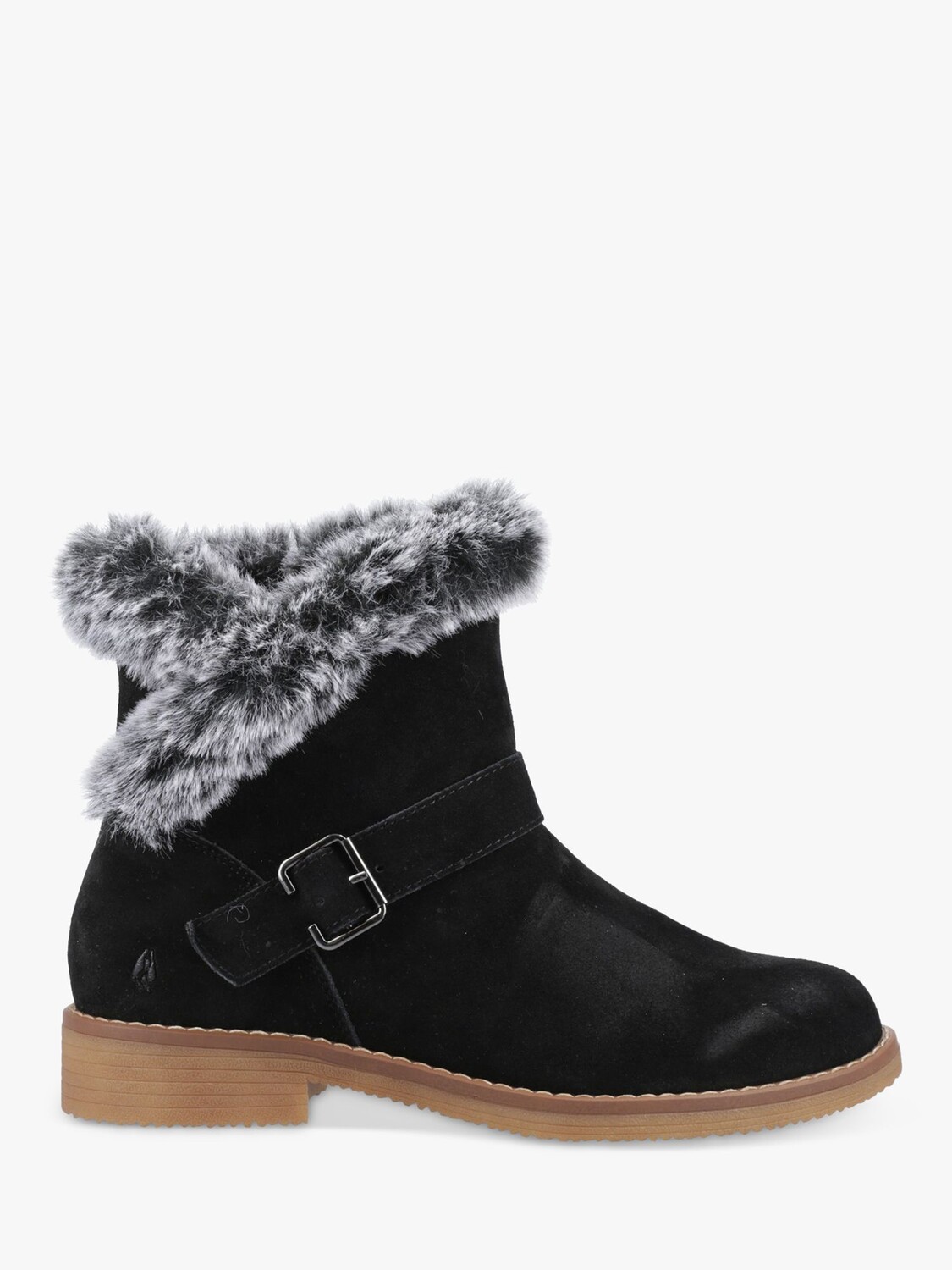 

Замшевые ботильоны Hannah Hush Puppies, черный