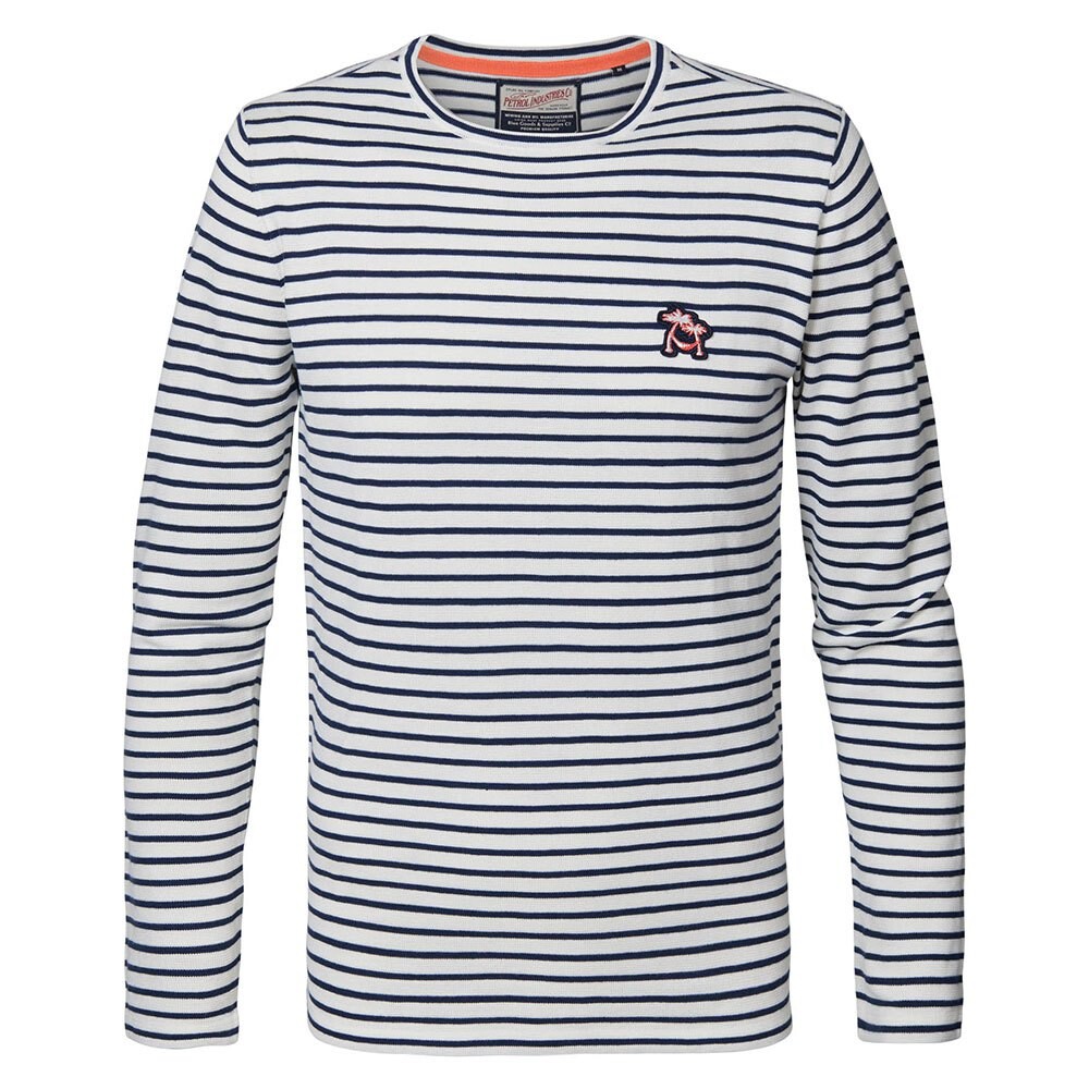 

Свитер Petrol Industries Crewneck Stripes, синий