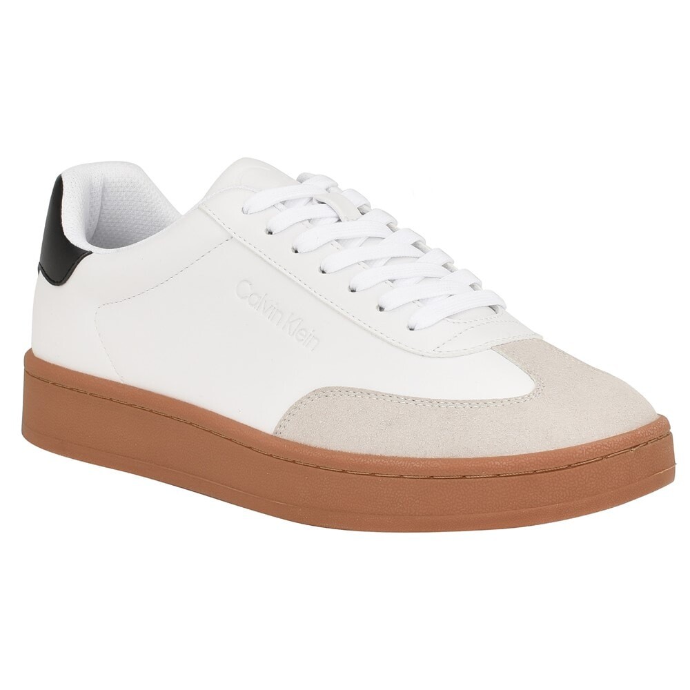 Calvin klein brown sneakers best sale