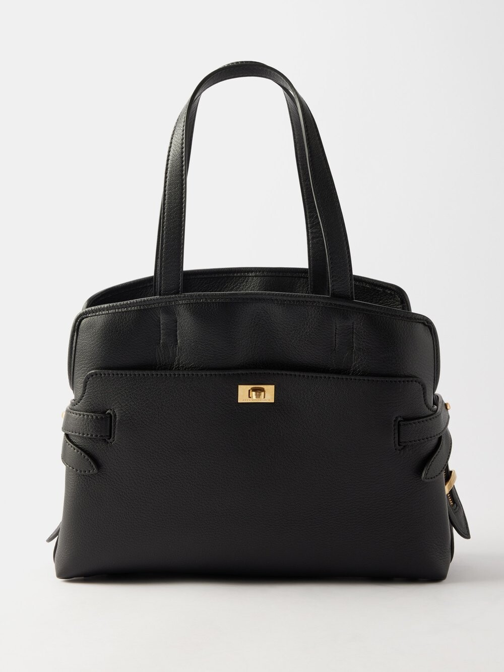 

Сумка через плечо wilson из зерненой кожи Anya Hindmarch, черный