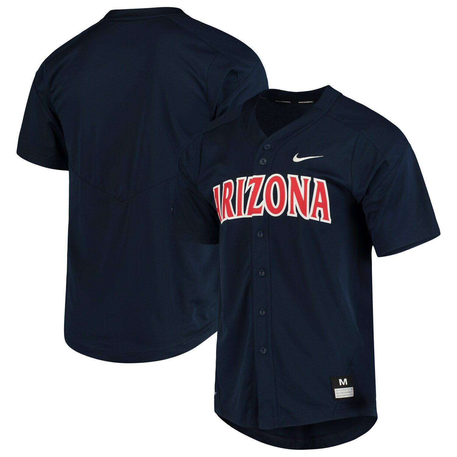 

Мужская темно-синяя копия бейсбольной майки Arizona Wildcats Vapor Untouchable Elite с полной пуговицей Nike