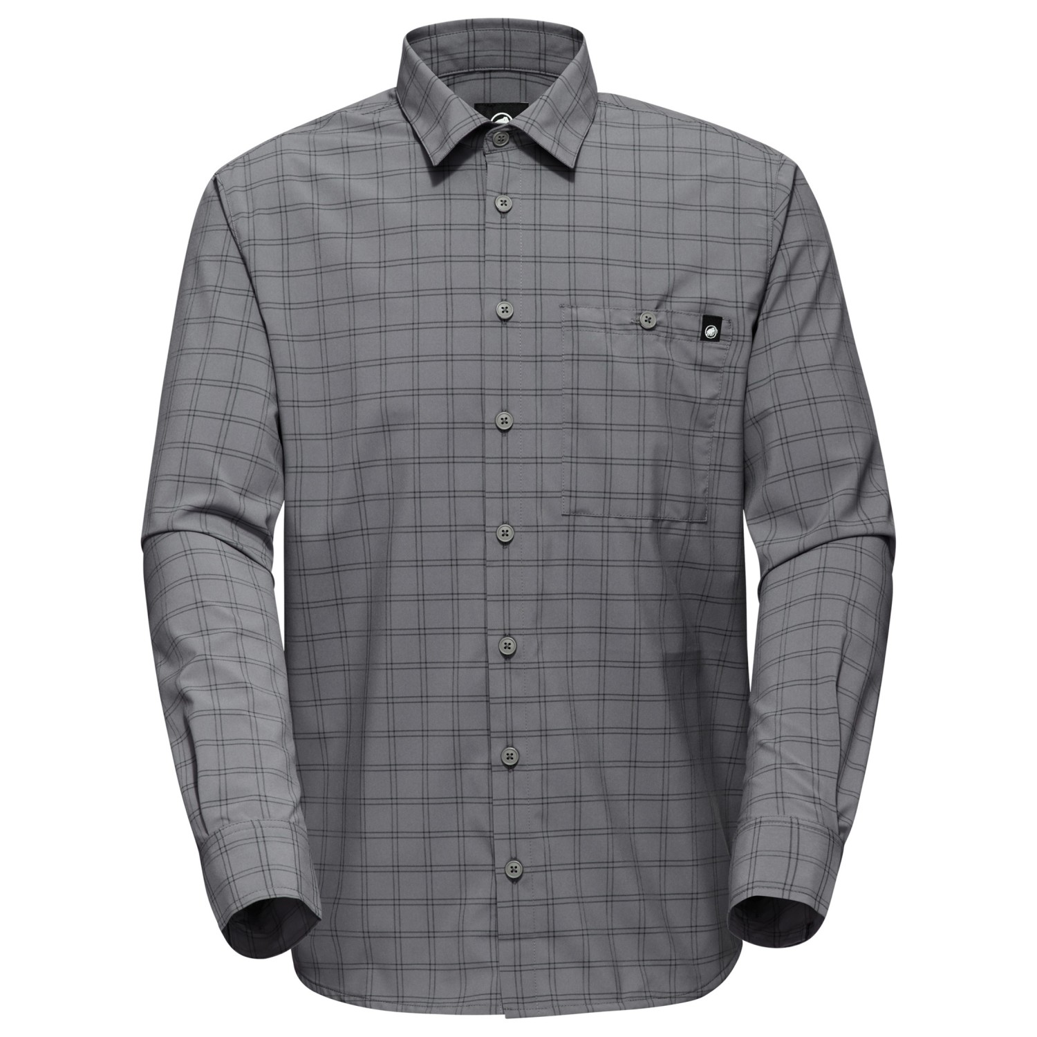 цена Рубашка Mammut Lenni Longsleeve Shirt, цвет Steel/Black