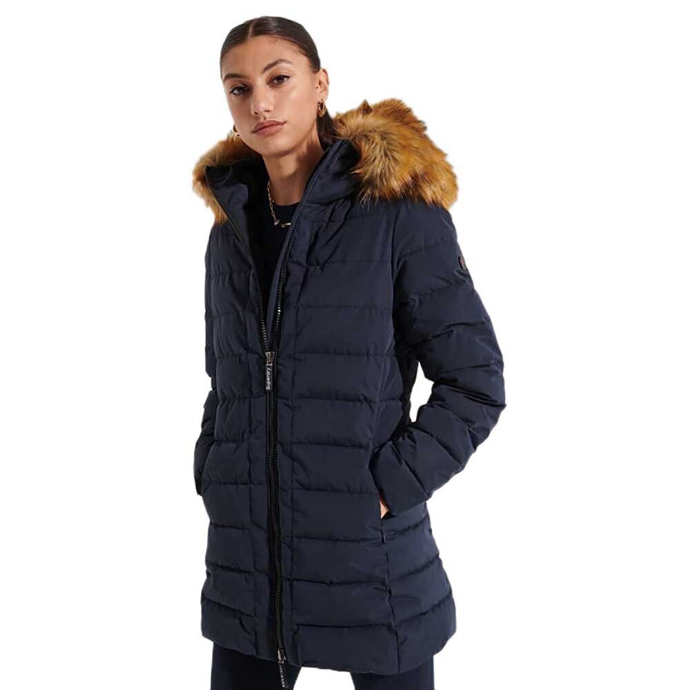 

Куртка Superdry New Arctic Tall Puffer, синий