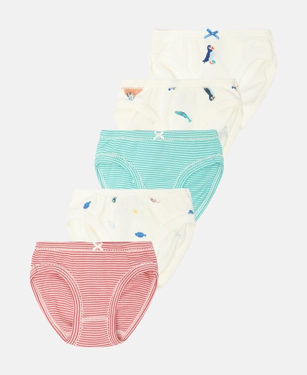 

Трусы, упаковка 5 шт. Petit Bateau, белый