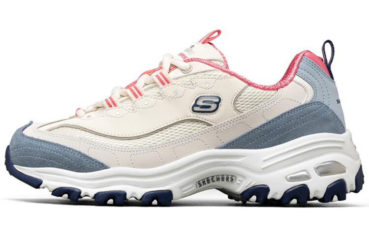 

Кроссовки Skechers D'lites Female Lifestyle, бежевый/темно-синий/розовый