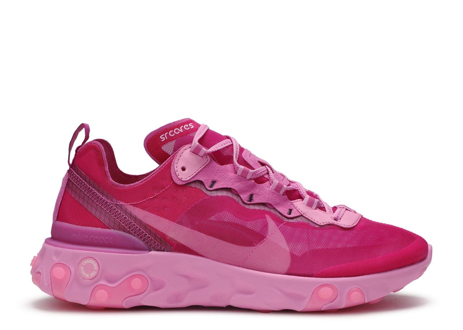 Кроссовки Nike Sneaker Room X React Element 87 'Breast Cancer Awareness', розовый pumpkin pink truck october breast cancer awareness month t shirt