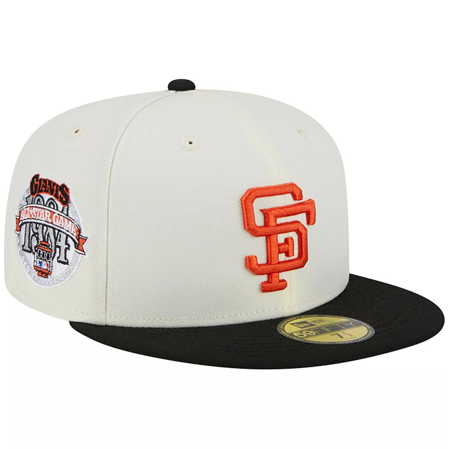 

Мужская облегающая шляпа New Era Stone/черная San Francisco Giants Retro 59FIFTY