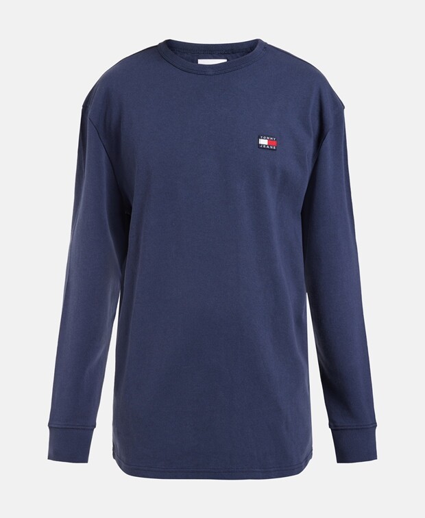 

Рубашка с длинным рукавом Tommy Jeans, темно-синий