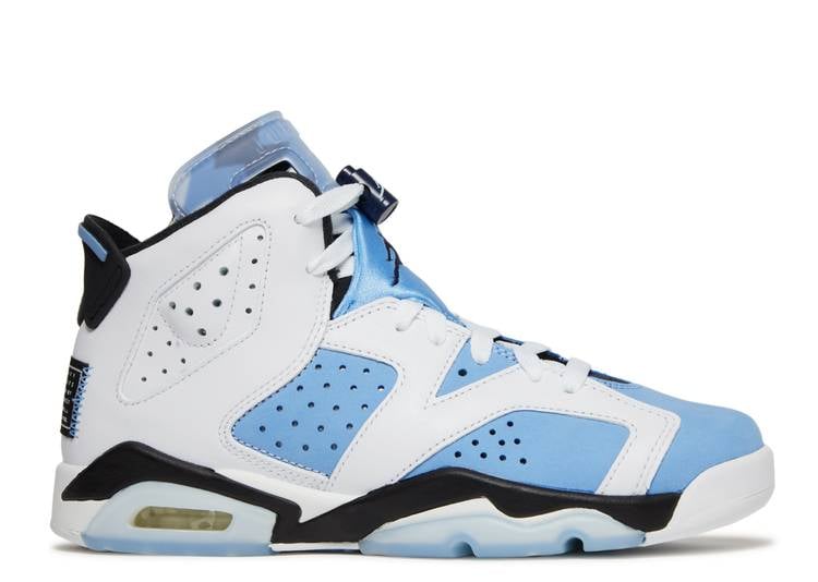 

Кроссовки AIR JORDAN 6 RETRO GS 'UNC HOME', синий