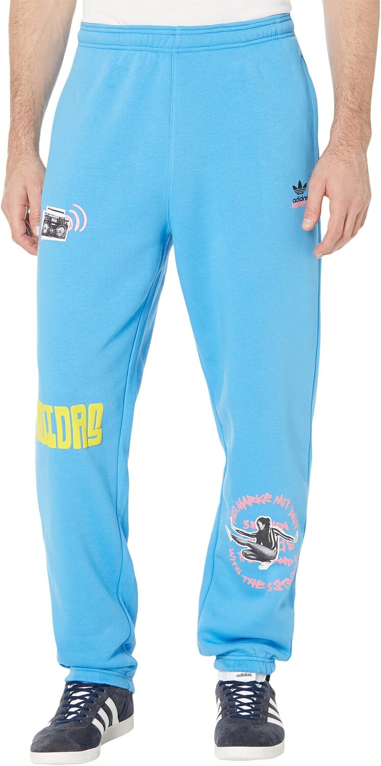 

Брюки Unite Sweatpants adidas, цвет Pulse Blue