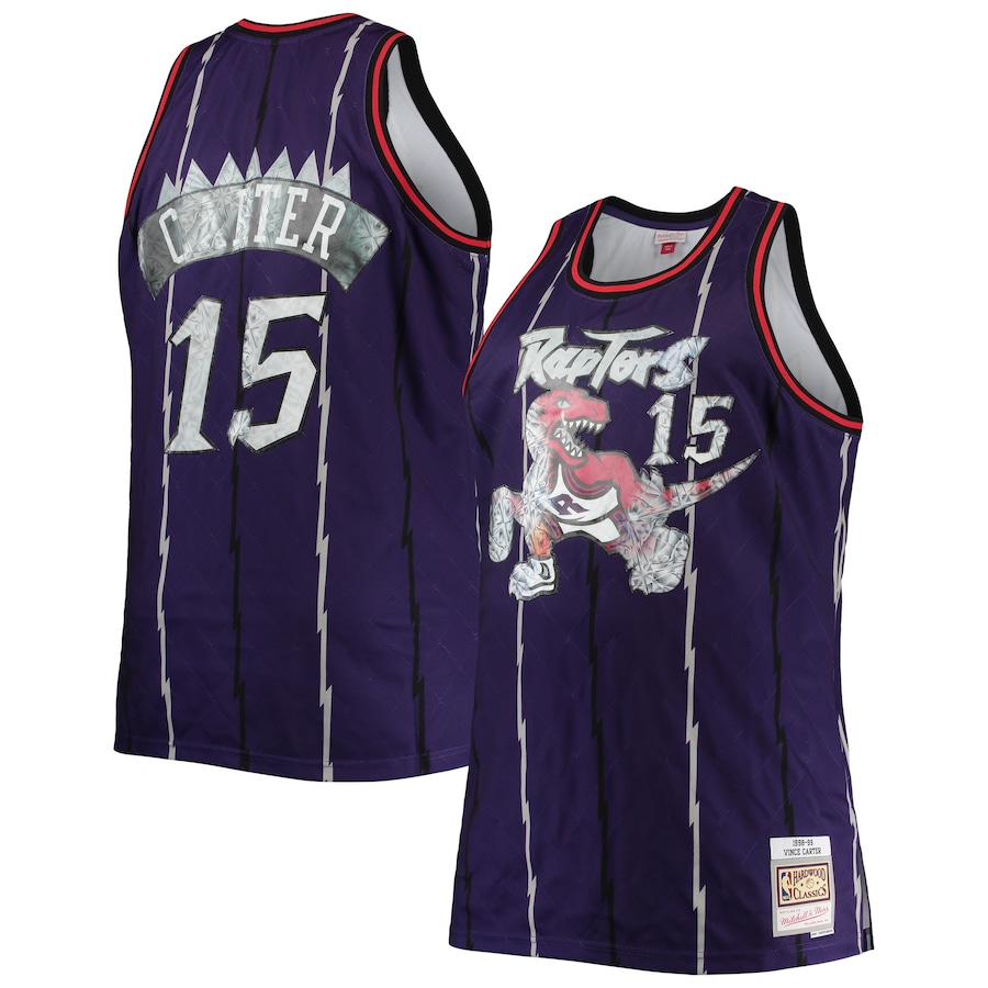 

Джерси Mitchell & Ness Toronto Raptors, фиолетовый