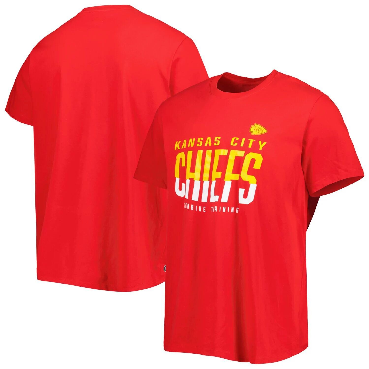 

Мужская красная футболка с разрезом Kansas City Chiefs New Era, Красный
