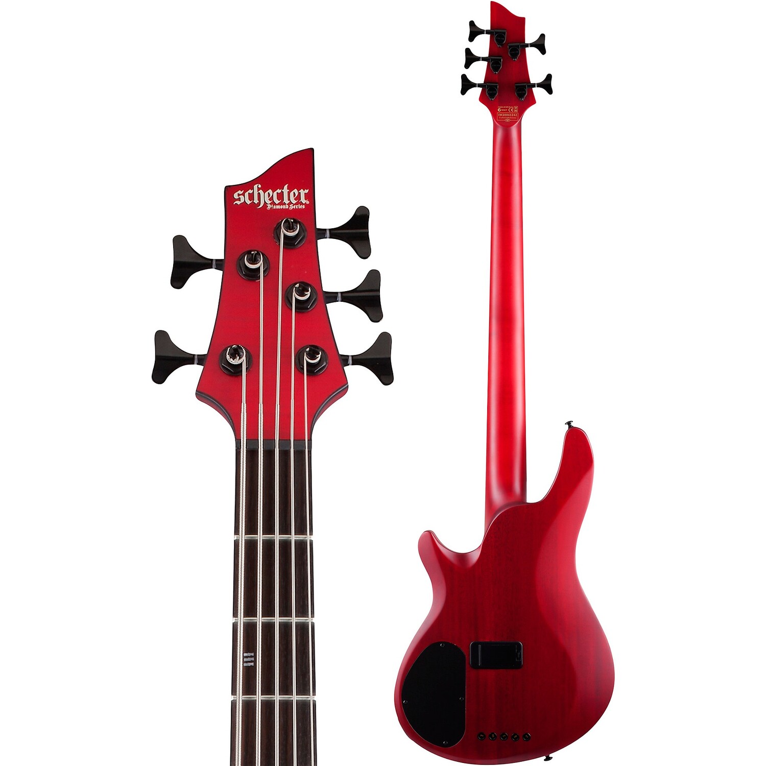 

Schecter Guitar Research C-5 GT 5-струнная электрическая бас-гитара Satin Trans Red