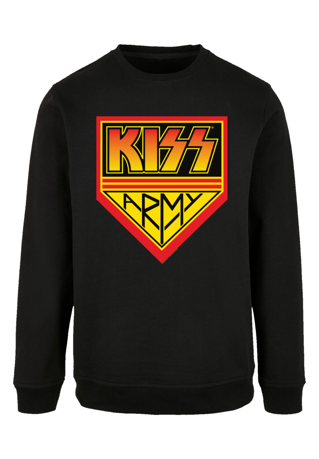 

Толстовка F4NT4STIC Kiss Rock Band Army Logo, черный