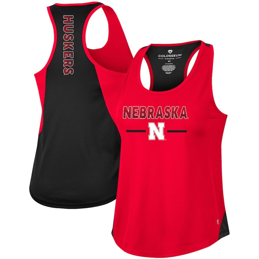 

Топ Colosseum Nebraska Huskers, алый