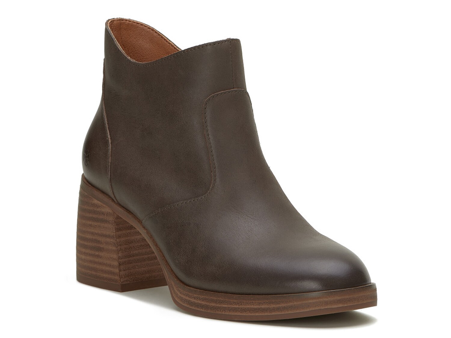 Ботильоны Lucky Brand Quinlee, коричневый кожаные ботинки с острым носком на блочном каблуке misspap черный
