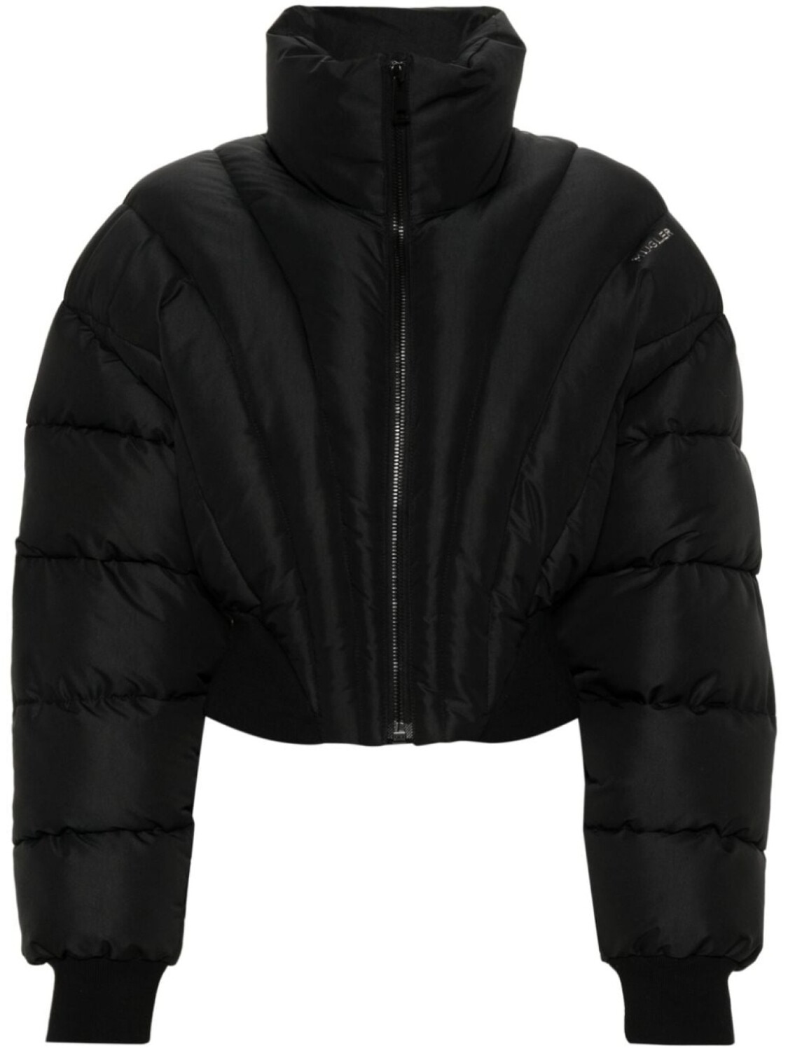 

Mugler укороченный пуховик, черный