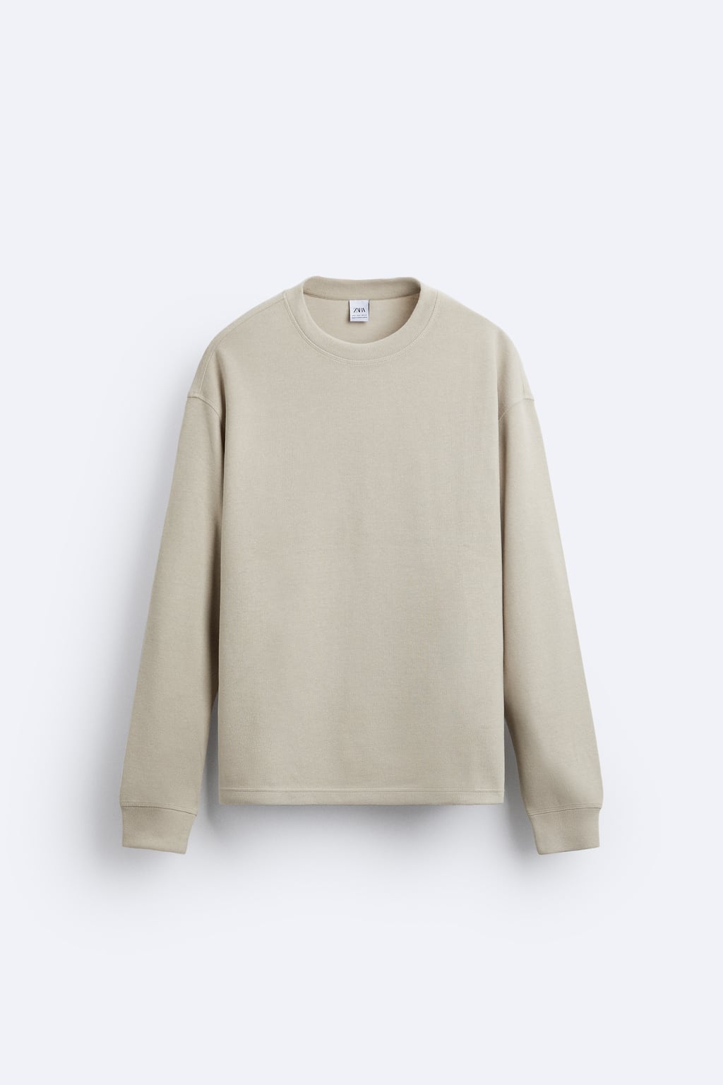 

Топ с длинными рукавами и начесом ZARA