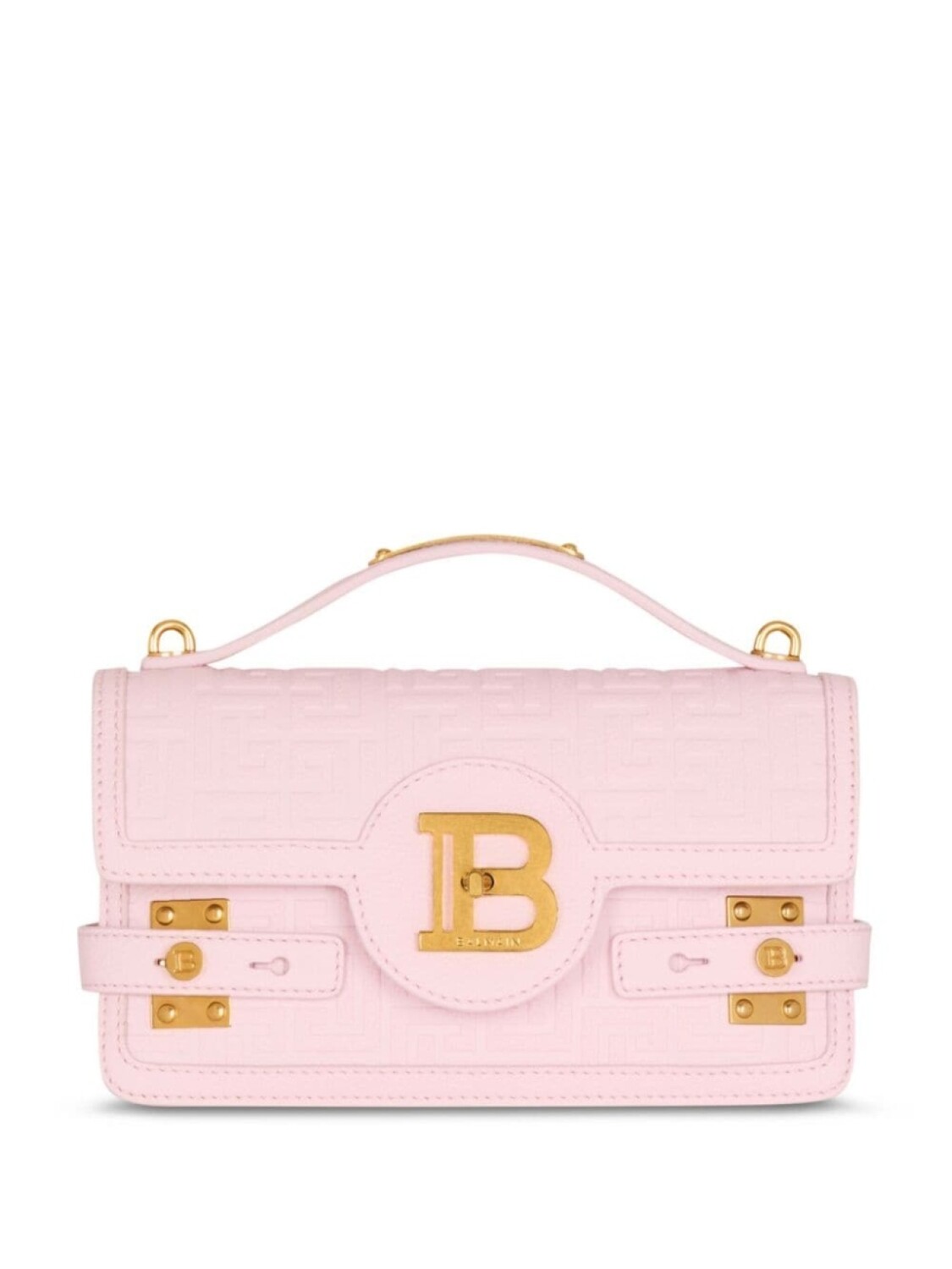 

Balmain кожаная сумка-тоут B-Buzz 24, розовый