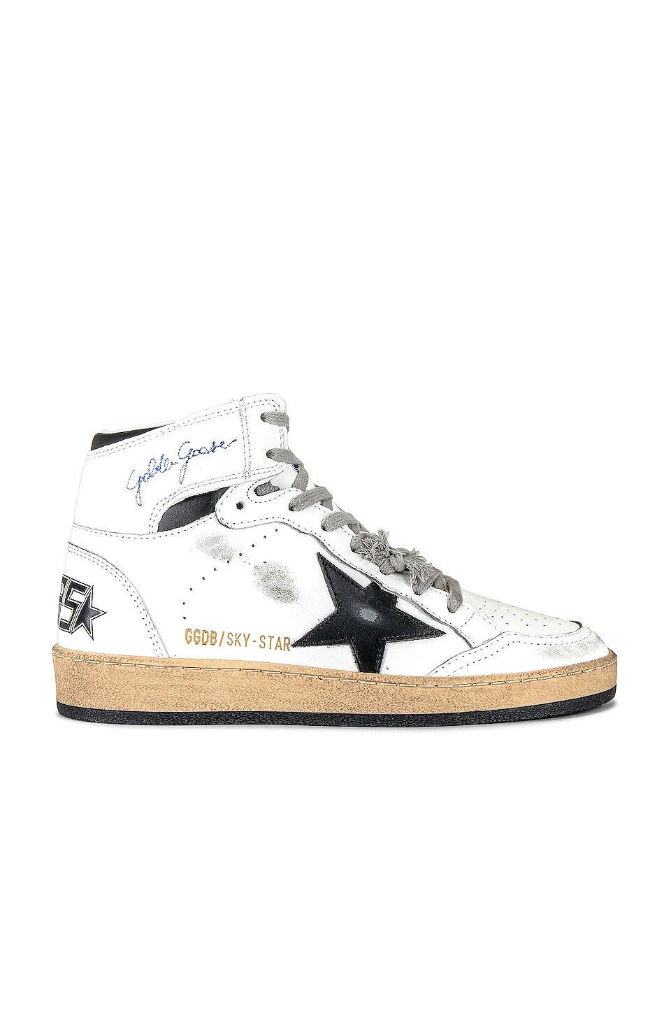 

Кроссовки Golden Goose Sky Star, цвет White & Black, Белый