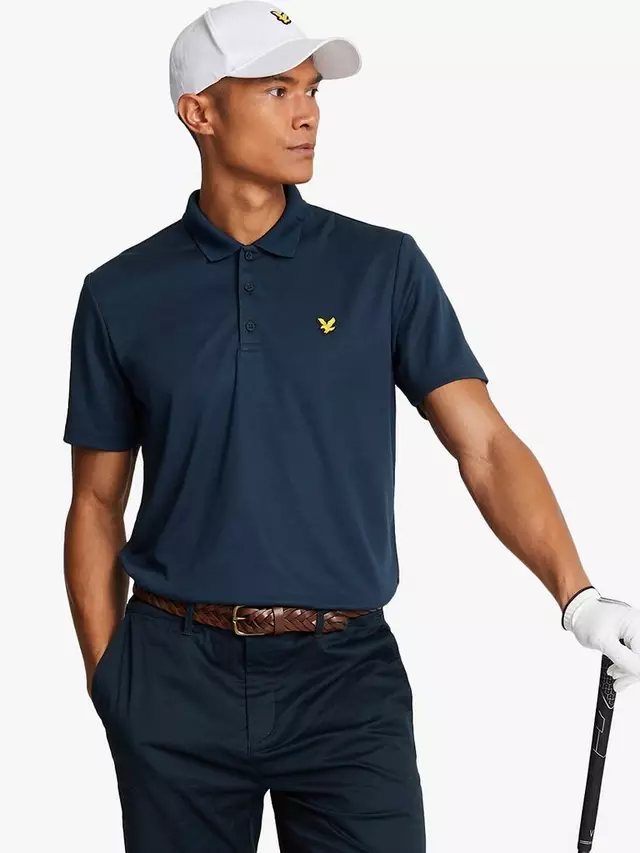 

Поло Lyle & Scott Golf Tech, цвет dark navy