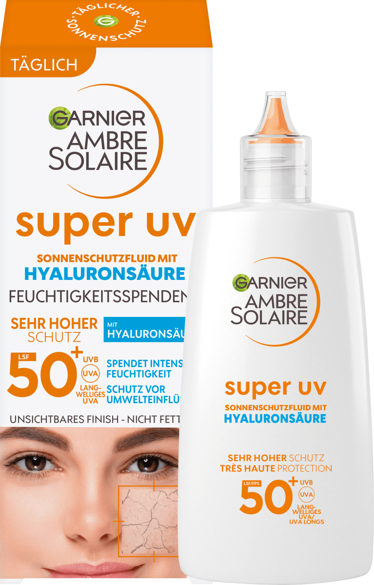 Солнцезащитный флюид для лица супер УФ SPF 50+ 40мл Garnier