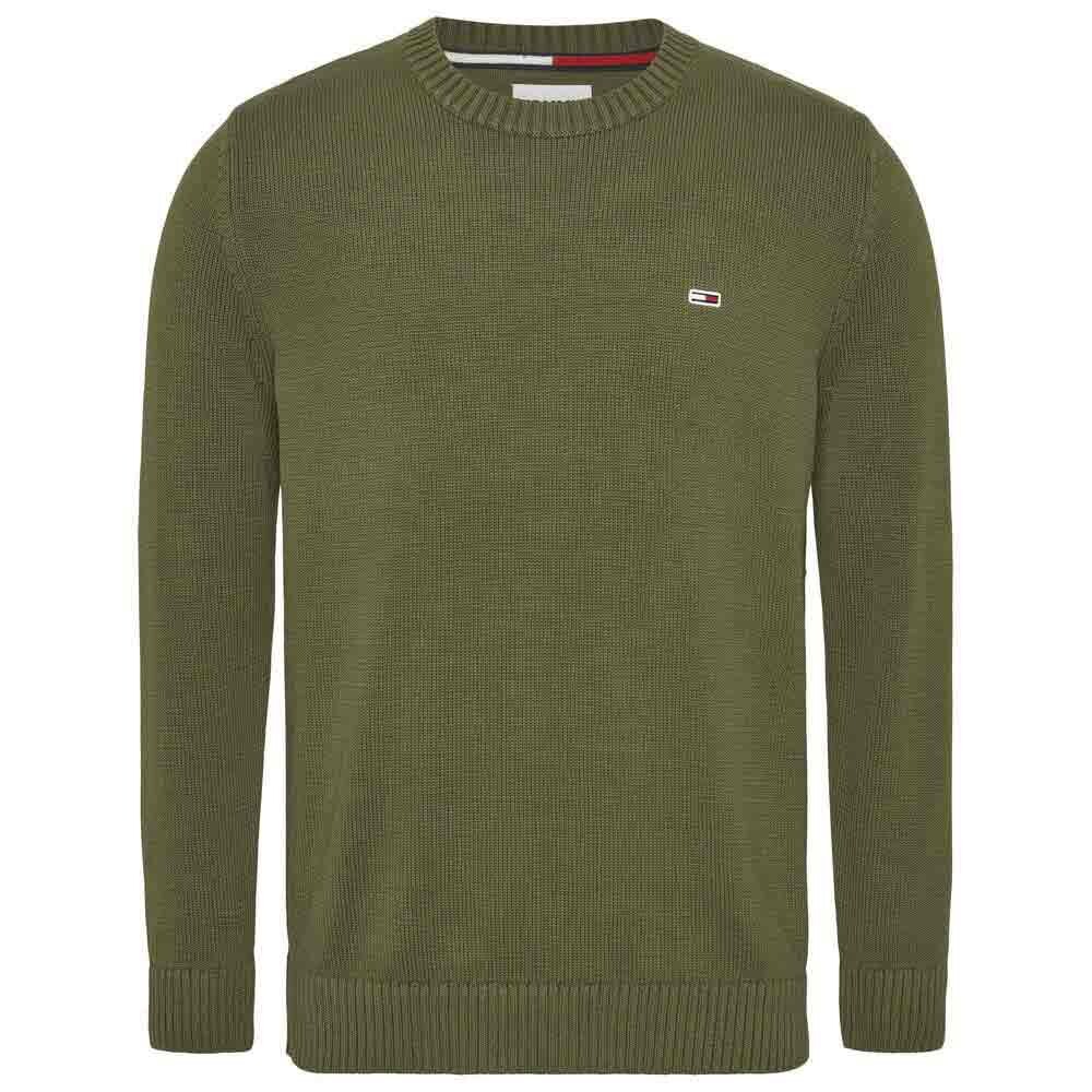 

Свитер Tommy Jeans Essential Crew Neck, зеленый