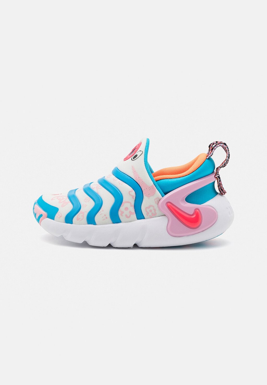 

Слипоны Nike Dynamo Go Se (Ps) Nike, цвет sail/light fusion red/blue lightning/medium soft pink