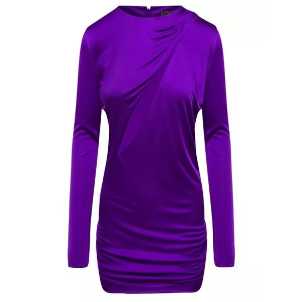 

Платье minidress with cut-out detailing satin effe Versace, фиолетовый