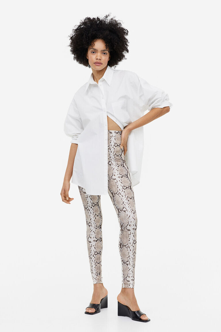 

Леггинсы из джерси H&M, бежевый