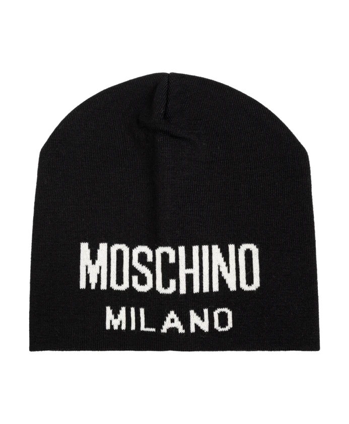 

Кепка с логотипом Moschino, черный