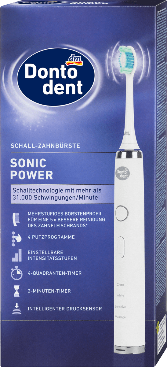 цена Электрическая звуковая зубная щетка Sonic Power 1 шт. Dontodent