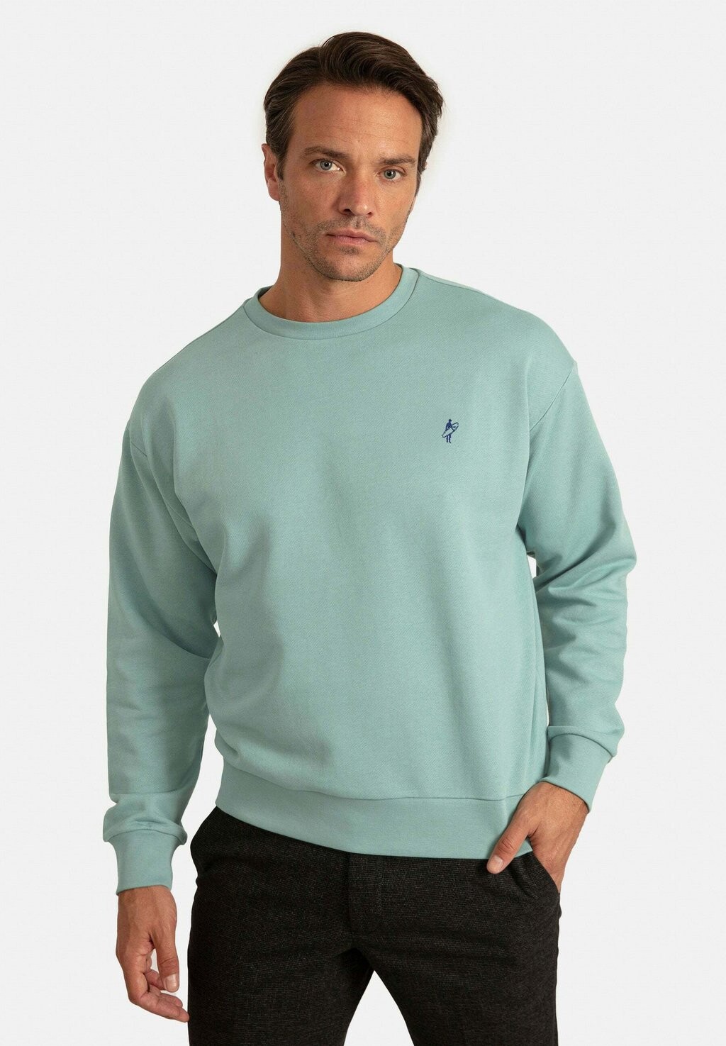 

Толстовка 2 PACK HALF OVERSIZE SWEATSHIRT Jacey Quinn, цвет dark khaki light green