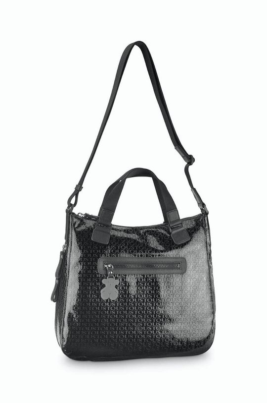 Сумочка Tous, черный сумка шоппер amaya kaos shock среднего размера бежевая tous бежевый